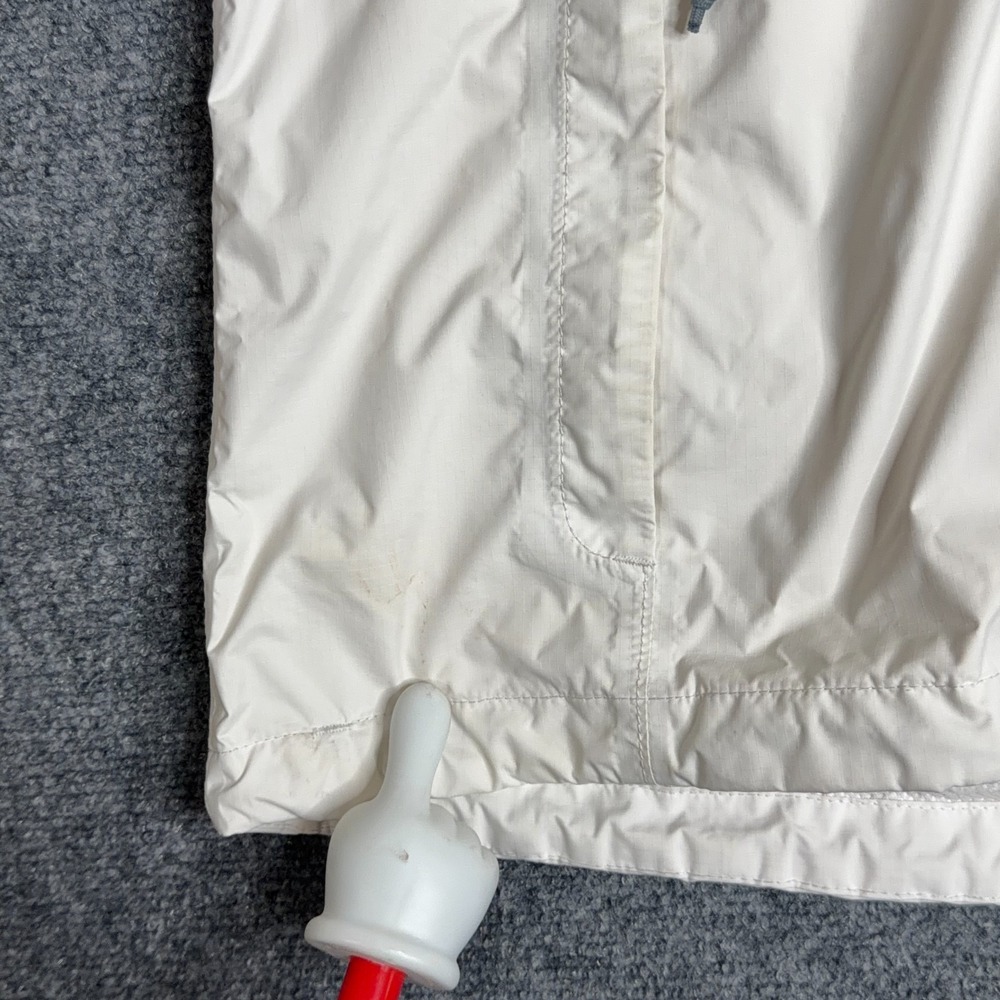 The North Face Resolve Jacket Womens XL White Waterproof Hooded Rain Shell Coat - Picture 7 of 12